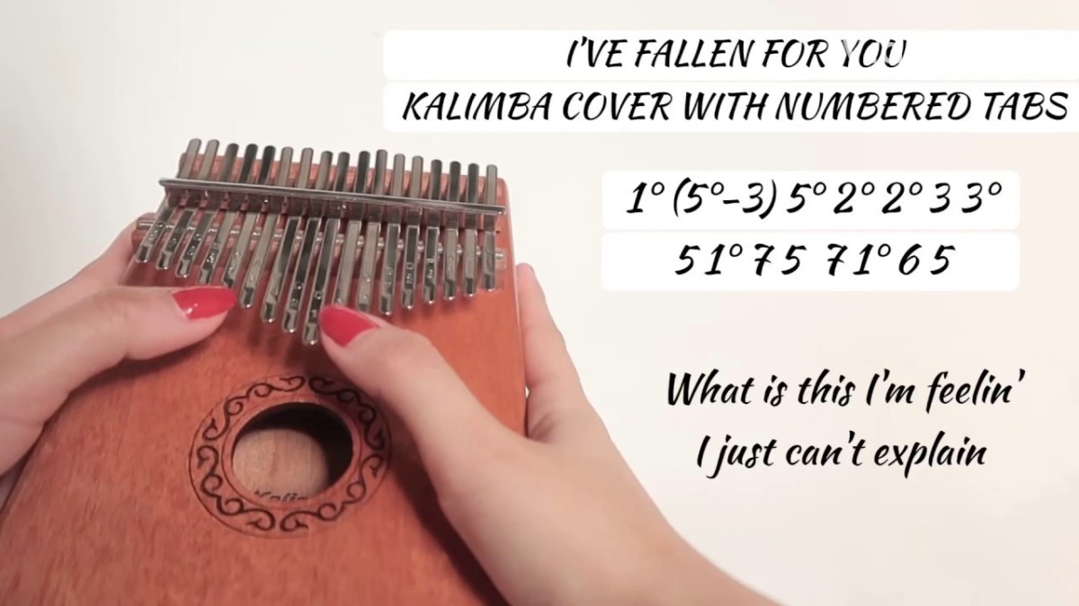 I've Fallen For You Kalimba Tabs Letter & Number Notes Tutorial