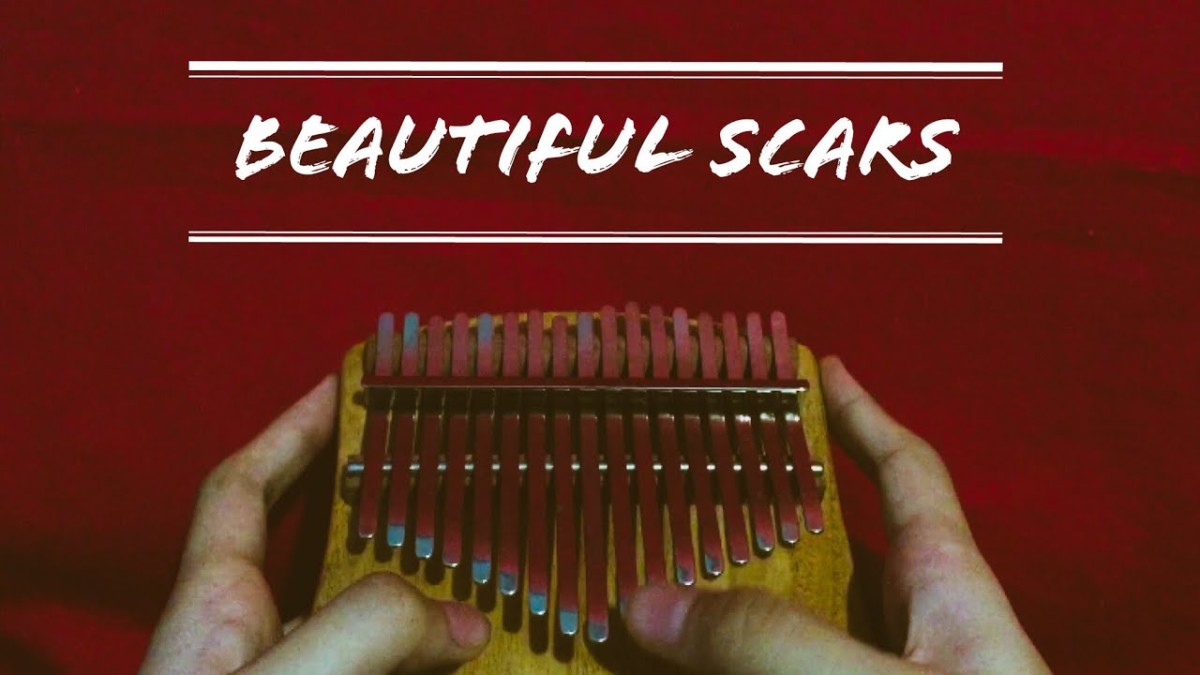 Beautiful Scars Maximillian Kalimba Tabs Letter & Number Notes