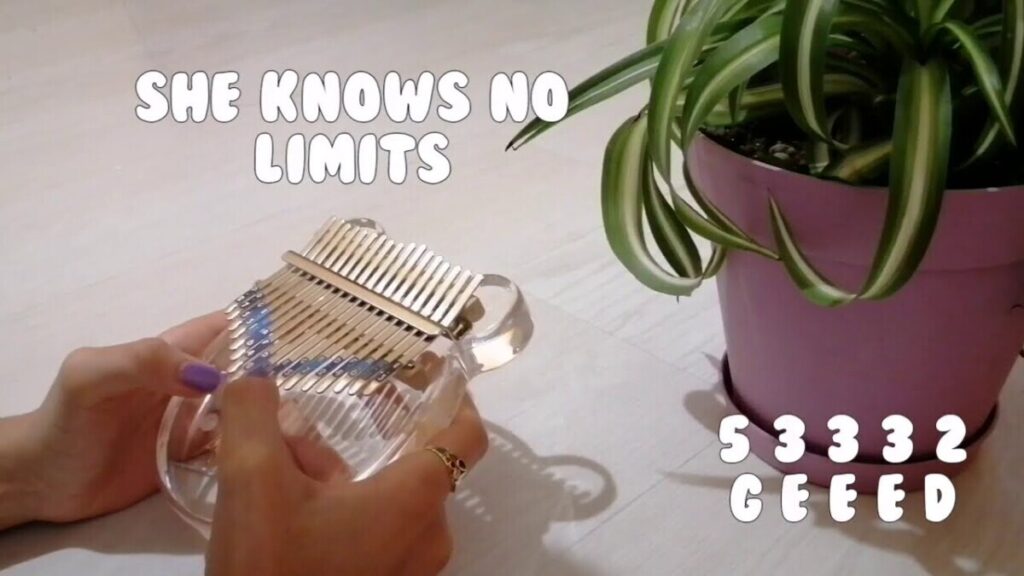 Scars to your beautiful Alessia Cara Kalimba Tabs Letter & Number