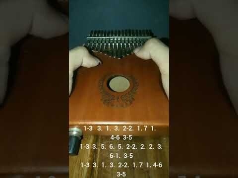 Holy - Justin Bieber ft. Chance The Rapper Kalimba Tabs Letter & Number Notes Tutorial - KalimbaTabs.net