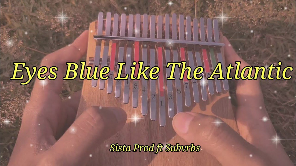 Eyes Blue Like The Atlantic Sista Prod Kalimba Tabs Letter & Number