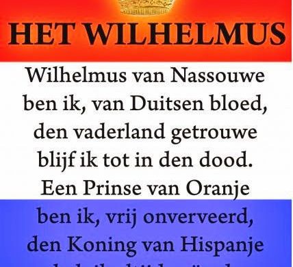 Wilhelmus-bc11ceb6-428x390 Wilhelmus, the Dutch national Anthem, by unknown  