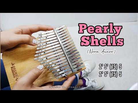 Pearly Shells Kalimba Tabs Letter Number Notes Tutorial Kalimbatabs Net