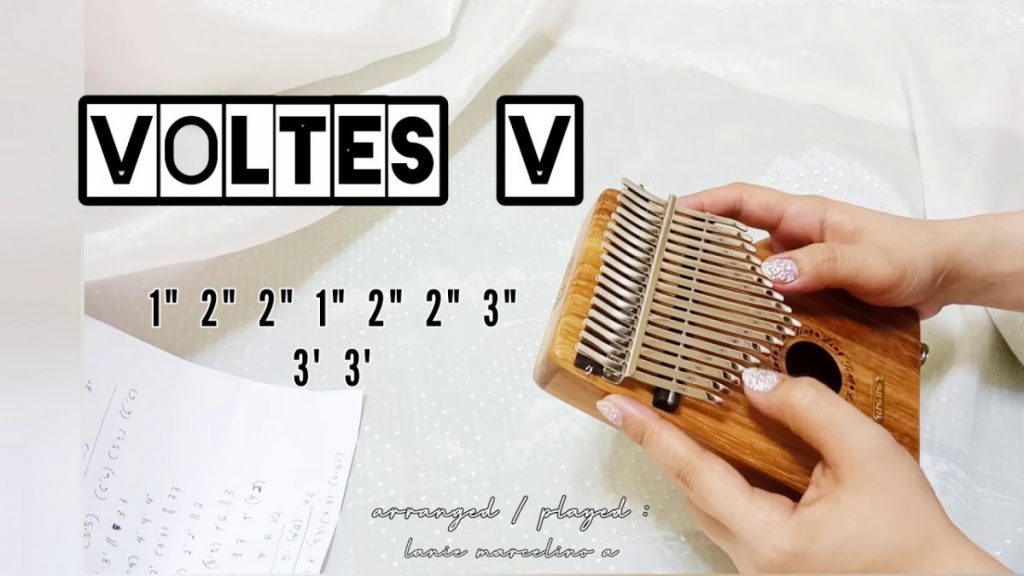 VOLTES V Opening Theme Kalimba Tabs Letter & Number Notes Tutorial - KalimbaTabs.net