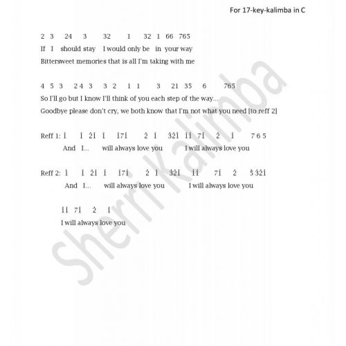 I-Will-Always-Love-You-1-page-001-dd4bbd4f-500x500 I Will Always Love You - Whitney Houston  
