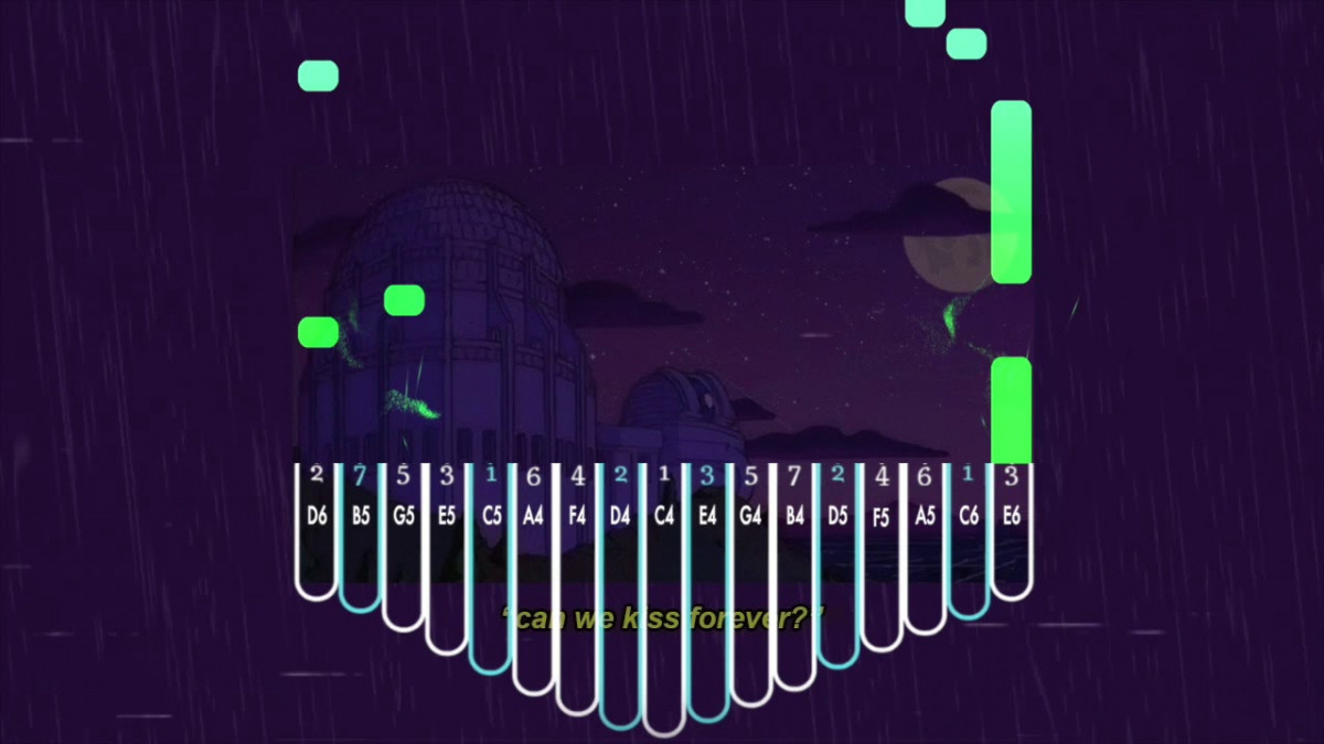 Kina Can We Kiss Forever Kalimba Tabs Letter & Number Notes Tutorial