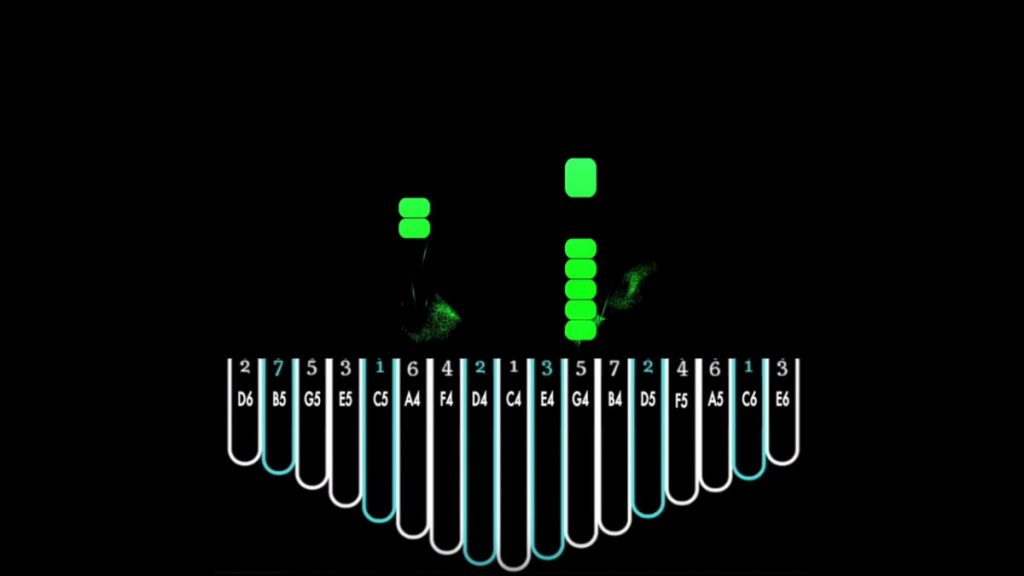 Marry You - Bruno Mars Kalimba Tabs Letter & Number Notes Tutorial - KalimbaTabs.net