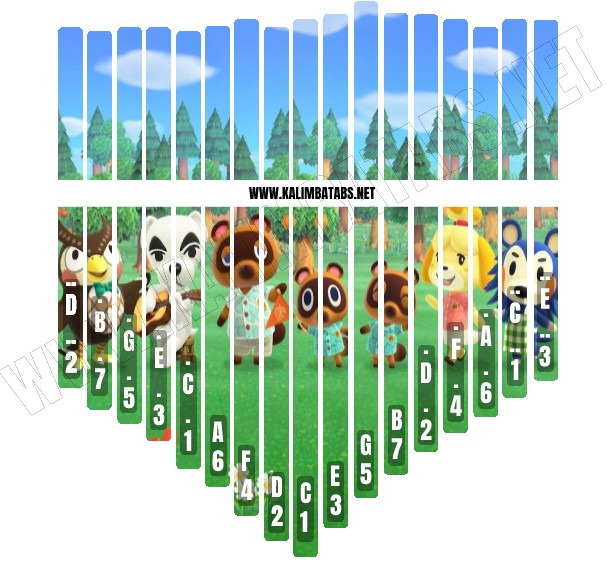 animal-crossing-2-sticker-1 Kalimba Tine Sticker: Animal Crossing #2 