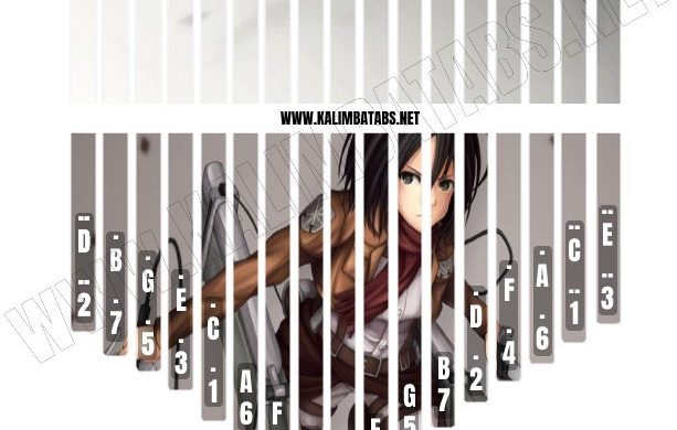 attack-on-titans-mikasa-sticker-613x390 Kalimba Tine Sticker: Attack on Titans Mikasa #1  