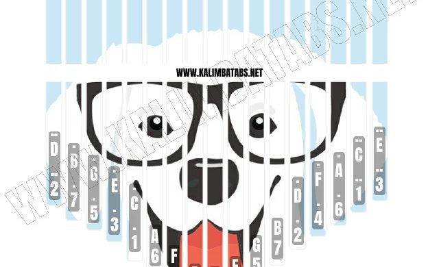 cute-dog-sticker-624x390 Kalimba Tine Sticker: Cute Dog 