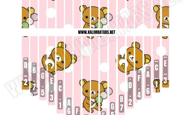 kawaii-bear-sticker-628x390 Kalimba Tine Sticker: Kawaii Bear  