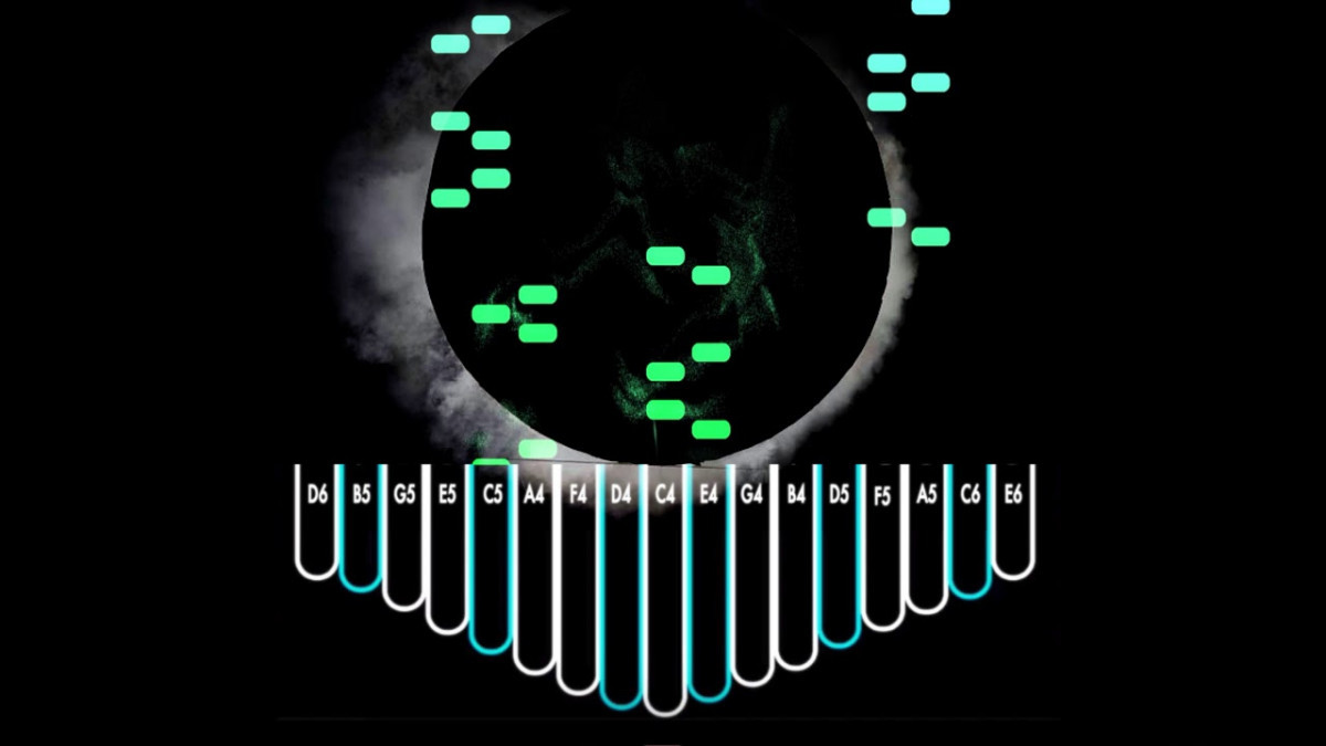 Interstellar Main Theme Kalimba Tabs Letter & Number Notes Tutorial