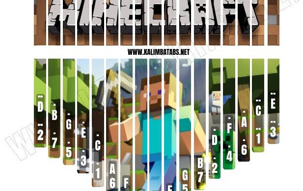 Kalimba Tine Sticker: Minecraft #1 Kalimba Printable Stickers minicraft-sticker-617x390 Kalimba Tine Sticker: Minecraft #1