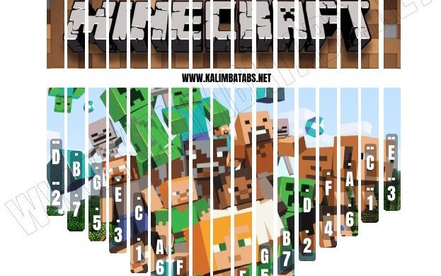 Kalimba Tine Sticker: Minecraft #2 Kalimba Printable Stickers minicraft-sticker2-623x390 Kalimba Tine Sticker: Minecraft #2