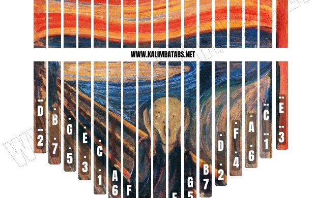 the-scream-painting-619x390 Kalimba Tine Sticker: The Scream Painting 