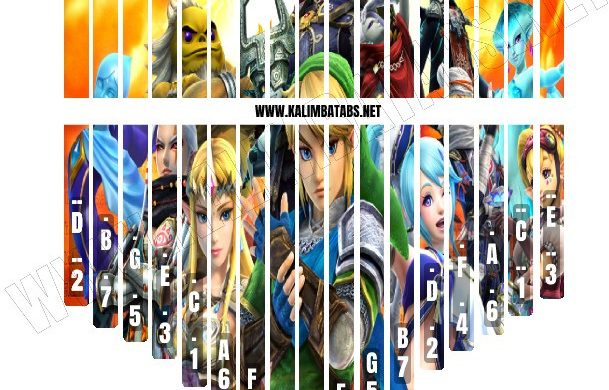 Kalimba Tine Sticker: Legend Of Zelda #2 Kalimba Printable Stickers zelda-sticker2-609x390 Kalimba Tine Sticker: Legend Of Zelda #2