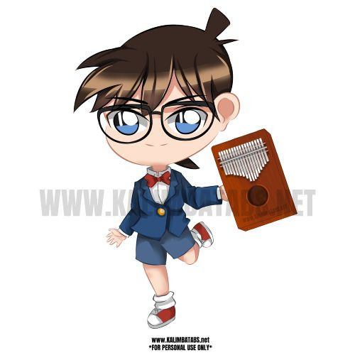 Chibi Detective Conan Patch Sticker Patch Stickers kalimba sticker detective conan sticker detective-conan-sticker Chibi Detective Conan Patch Sticker