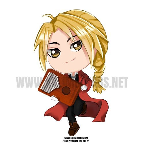 Chibi Edward Elric Patch Sticker Patch Stickers kalimba sticker fullmetal alchemist sticker edward elcrick sticker elric-kalimba-patch-sticker Chibi Edward Elric Patch Sticker