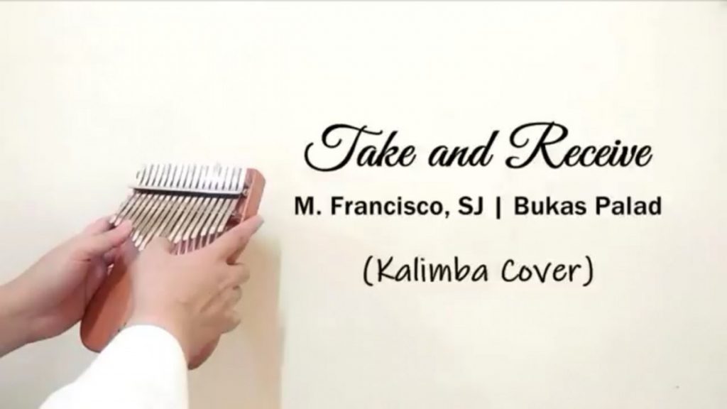 Take And Receive Bukas Palad Kalimba Tabs Letter Number Notes
