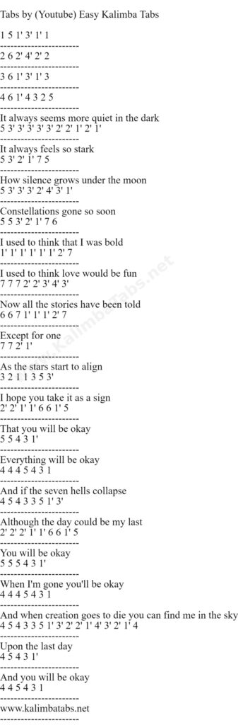 You-will-be-okay-Helluva-Boss-Stolas-tabs-337x1024 🌔Helluva Boss - You Will Be Okay (Stolas' Lullaby) [Tabs+Lyrics]  