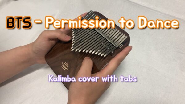 Friends by BTS Jimin and V Kalimba Tabs Letter & Number