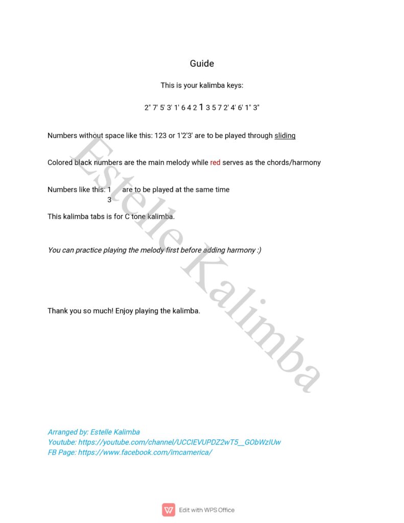 We Are Young - Fun Easy Kalimba Tabs Intermediate Kalimba Tabs notes kalimba tutorial Kalimba tabs fun b5e1bd14bc31433db6a9985f69836762-0001-2-791x1024 We Are Young - Fun