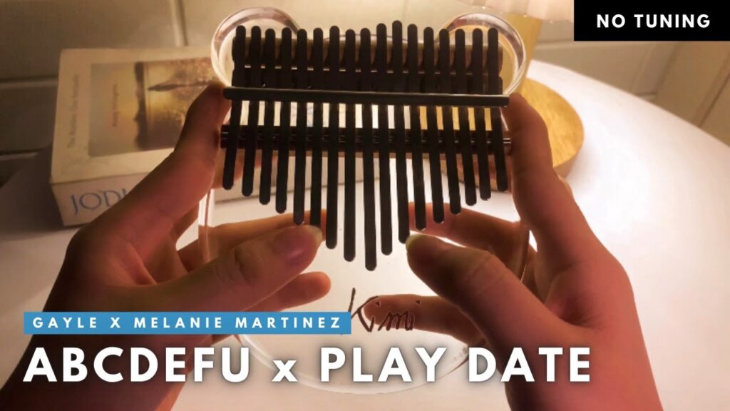 play date x abcdefu - melanie martinez ft. gayle (mashup) Kalimba Tabs Letter & Number Notes Tutorial - KalimbaTabs.net