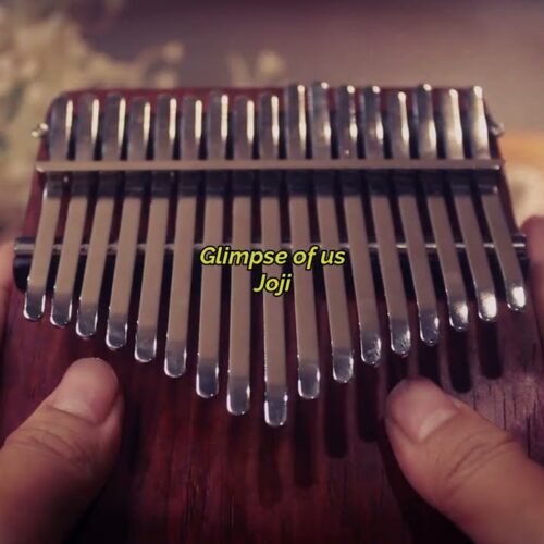 Glimpse of Us - Joji Kalimba Tabs Letter & Number Notes Tutorial ...