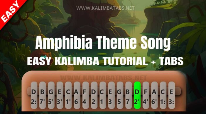 Amphibia Theme Song Easy Kalimba Tabs kalimba tutorial Kalimba tabs kalimba sheet disney cartoons Amphibia Amphibia-Theme-Song-702x390 Amphibia Theme Song