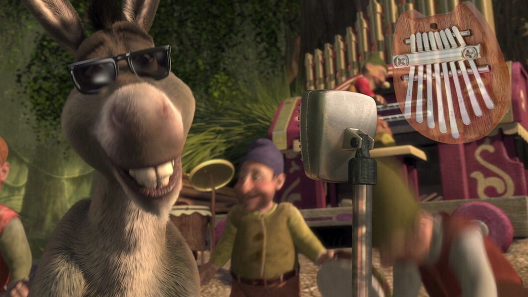 Shrek - I'm a Believer - 8 key kalimba Kalimba Tabs Letter & Number ...