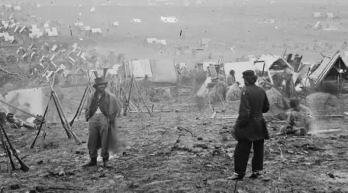 Union-soldiers-outside-Nashville-TN.-Winter-1864.jpeg-702x390 Aura Lee / Aura Lea 